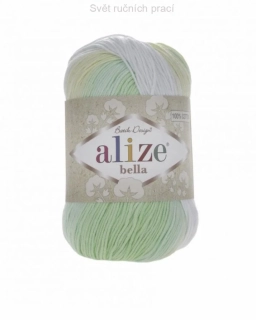 BELLA BATIK - 2131 - zelená - žlutá - bílá