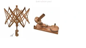 DUO k navíjení příze (držák+ navíječ) acacia